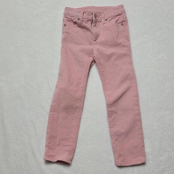 Gap Toddler Skinny Fit Pink Corduroy Jeans 5 Years Adjustable Waist Pants - Picture 11 of 11